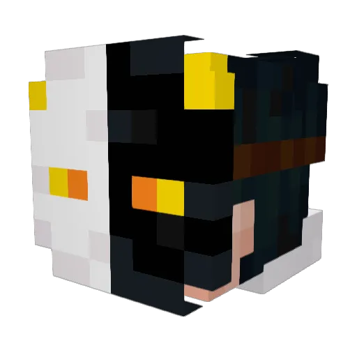 PRIZRAK10 Minecraft avatar head, 3D render