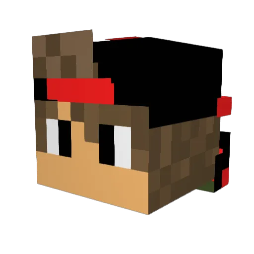 PRODIGGY2216 Minecraft avatar head, 3D render