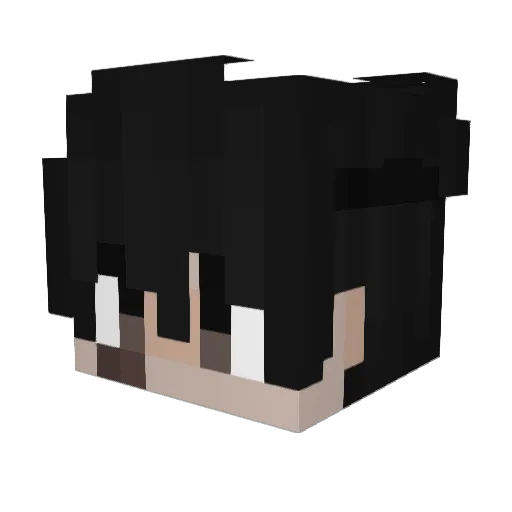 PRODYE Minecraft avatar head, 3D render
