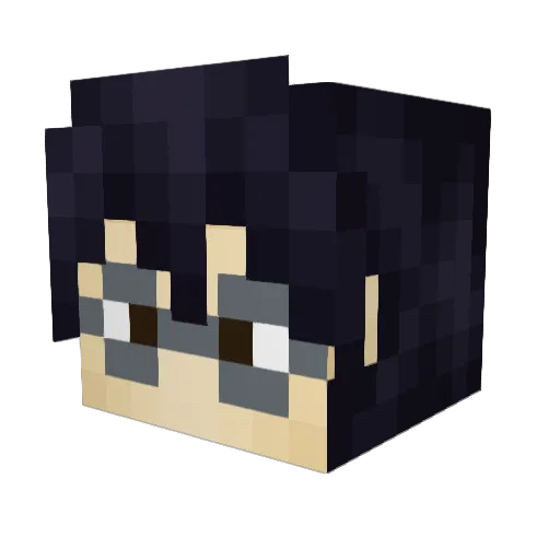 PROEO6EEXP Minecraft avatar head, 3D render