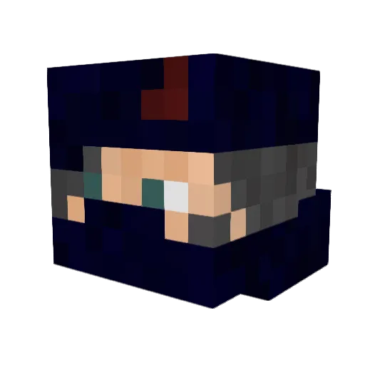 PROFRUSSO Minecraft avatar head, 3D render