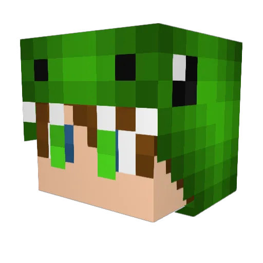 PROIGZI Minecraft avatar head, 3D render