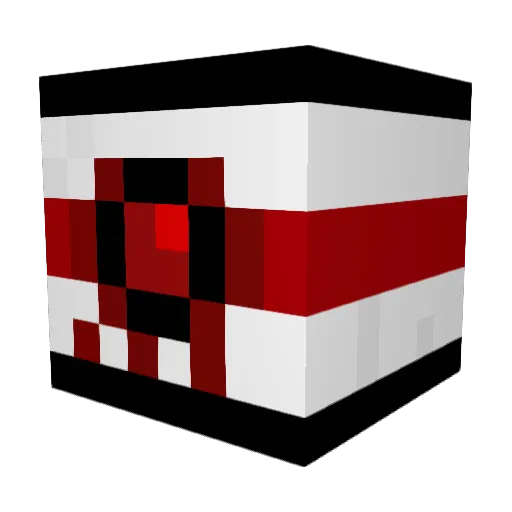 PROJEKTwurst Minecraft avatar head, 3D render