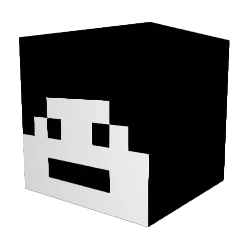 PRONOONPRO Minecraft avatar head, 3D render