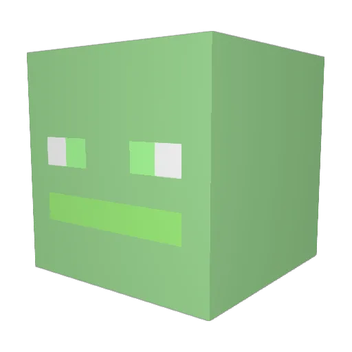 PROPHET11331 Minecraft avatar head, 3D render