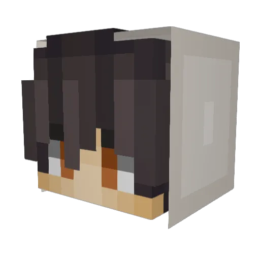 PROResulPVP Minecraft avatar head, 3D render