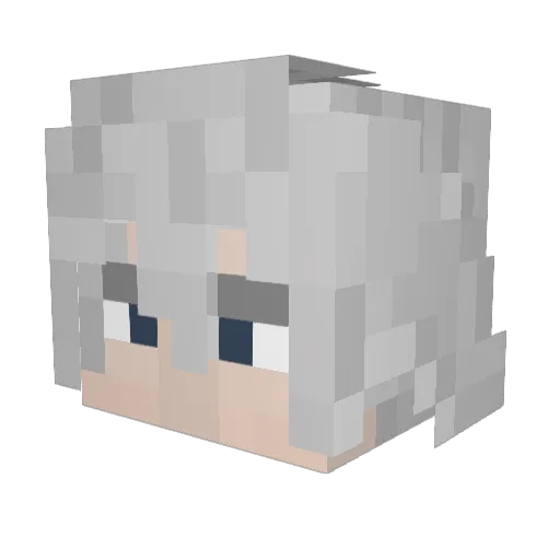 PROSTO_KESHA Minecraft avatar head, 3D render