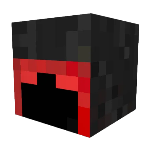 PROTOFANG00 Minecraft avatar head, 3D render