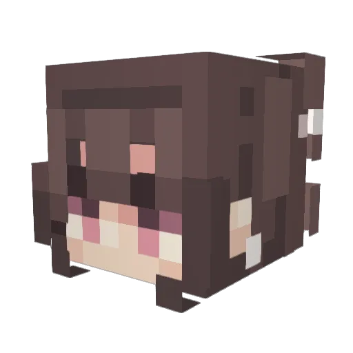 PROXIMA97 Minecraft avatar head, 3D render