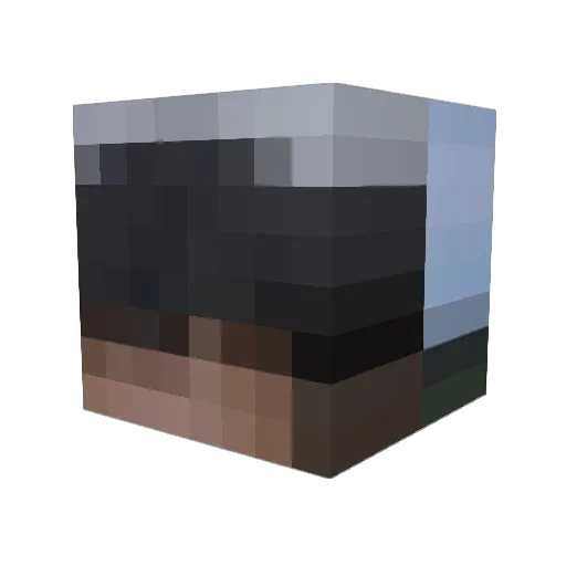 PROfessorJ0NI Minecraft avatar head, 3D render