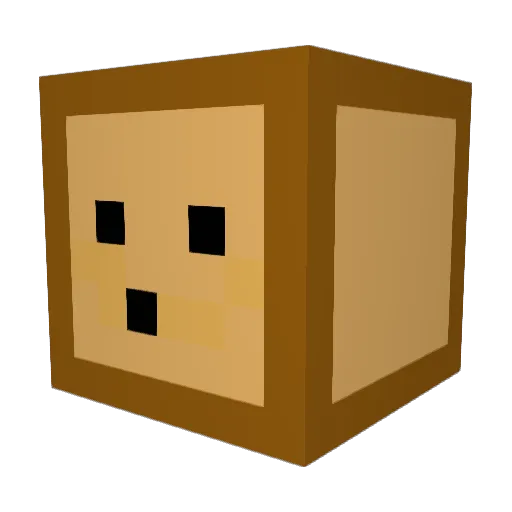 PRtoast Minecraft avatar head, 3D render