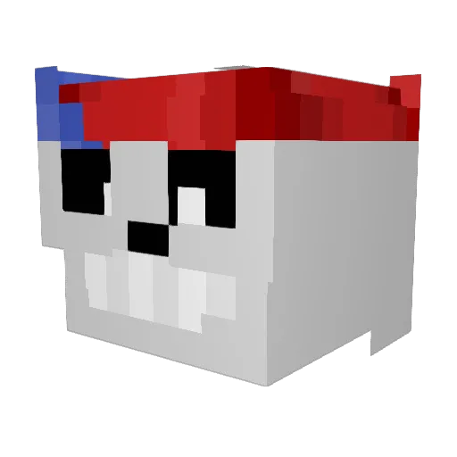 PSIRockin911 Minecraft avatar head, 3D render