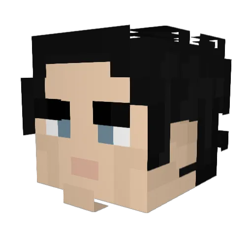 PSLGott Minecraft avatar head, 3D render