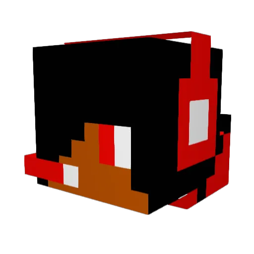 PSNReaper Minecraft avatar head, 3D render
