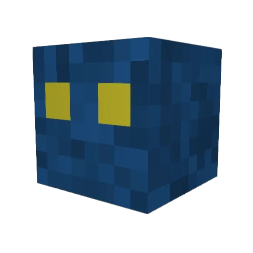 PSWO333 Minecraft avatar head, 3D render