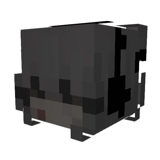 PSYCHWARDS Minecraft avatar head, 3D render