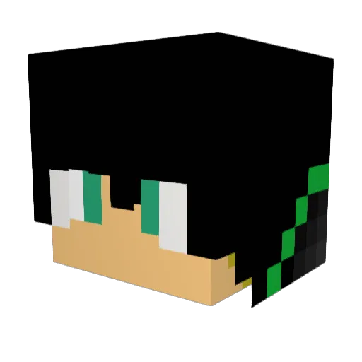 PSchmoney02 Minecraft avatar head, 3D render