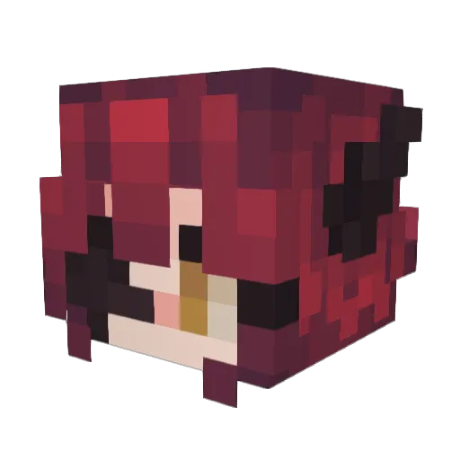 PShek0515 Minecraft avatar head, 3D render