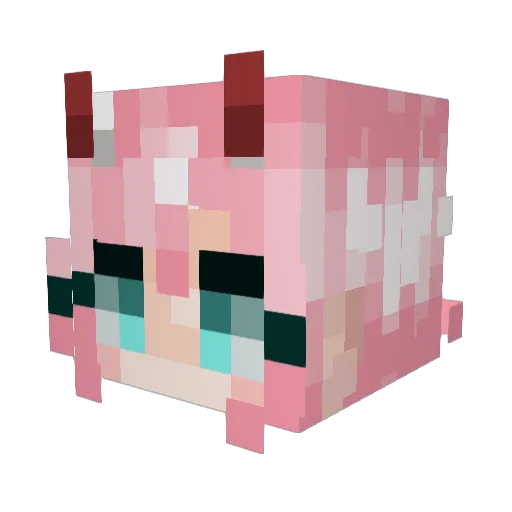 PSkrilla Minecraft avatar head, 3D render