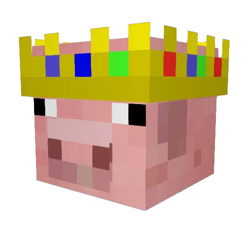 PTGaming6789 Minecraft avatar head, 3D render