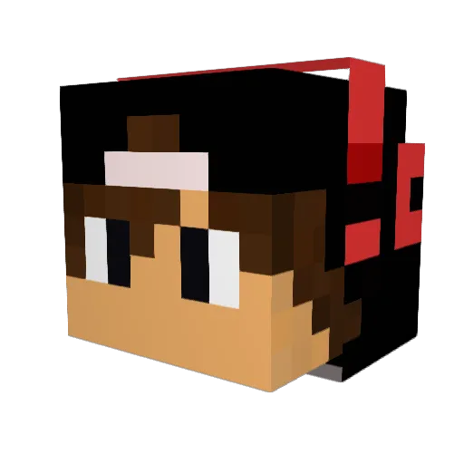 PTVertex2_0 Minecraft avatar head, 3D render