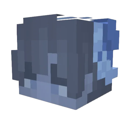 PUCHACZ1580 Minecraft avatar head, 3D render