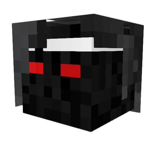 PULKITch Minecraft avatar head, 3D render