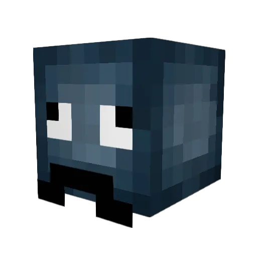 PULP0 Minecraft avatar head, 3D render
