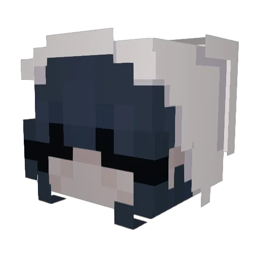 PULPECIA Minecraft avatar head, 3D render