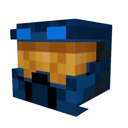 PULSARSSS Minecraft avatar head, 3D render