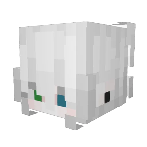 PUMKININNIT16 Minecraft avatar head, 3D render