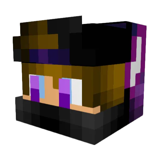 PUMPKINKING536 Minecraft avatar head, 3D render