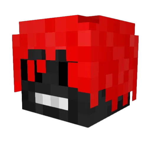 PUNKSTAR717 Minecraft avatar head, 3D render