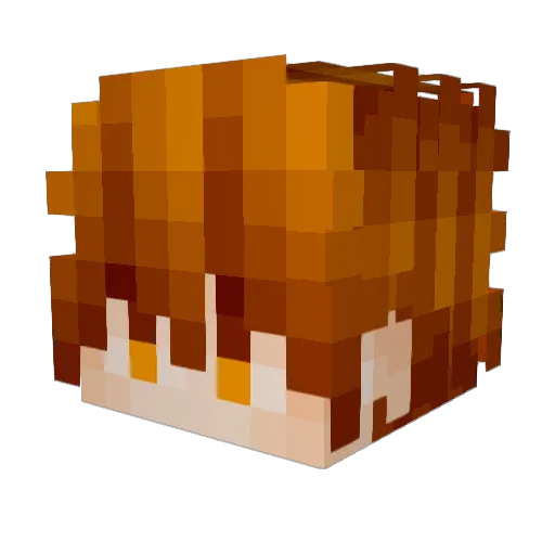PUNNAPHAT4z Minecraft avatar head, 3D render