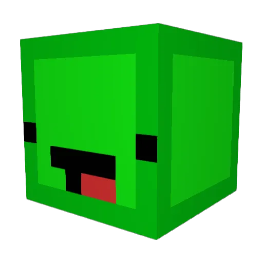 PUNORI Minecraft avatar head, 3D render
