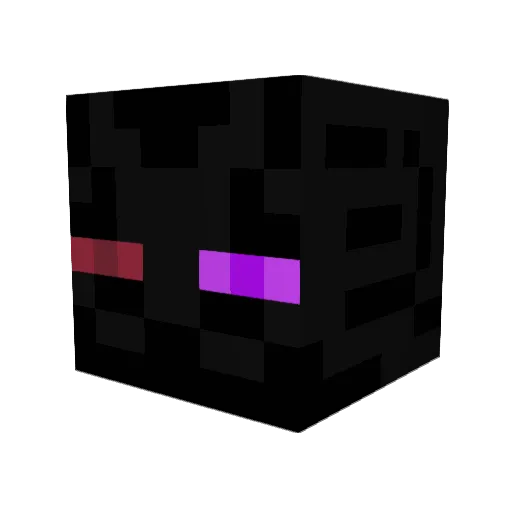 PUNV0 Minecraft avatar head, 3D render
