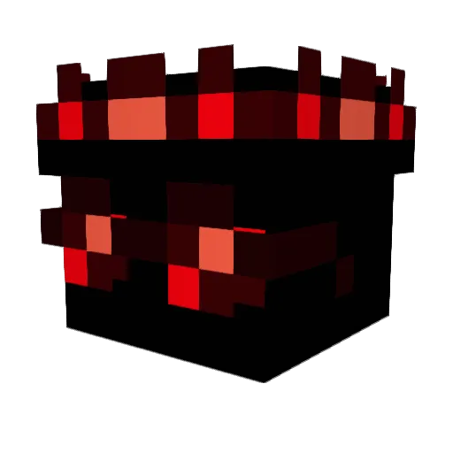 Minecraft-Avatar von PVPChan: Kopf als 3D-Render
