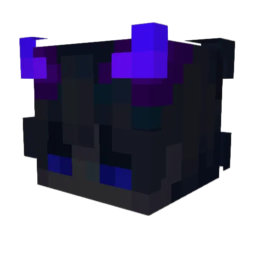 PVPZocker Minecraft avatar head, 3D render
