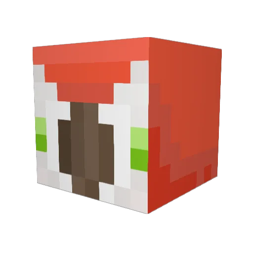 PVPmaster88888 Minecraft avatar head, 3D render