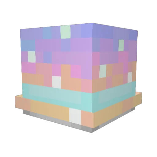 PWGoood Minecraft avatar head, 3D render