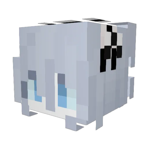 PWNPAD Minecraft avatar head, 3D render