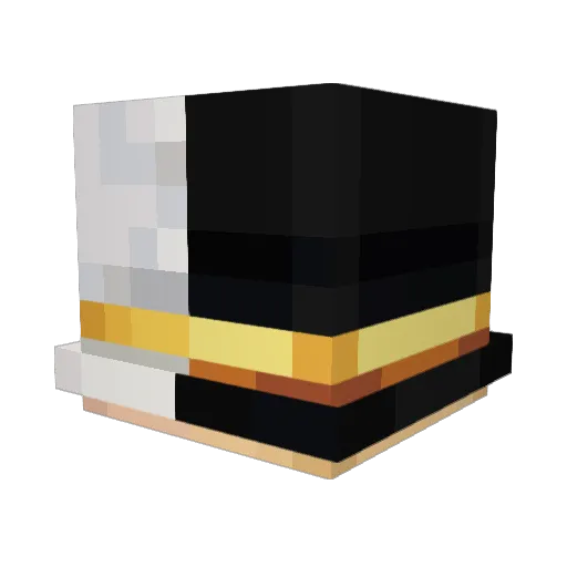 PW_N Minecraft avatar head, 3D render