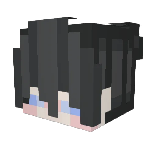 PXARB Minecraft avatar head, 3D render