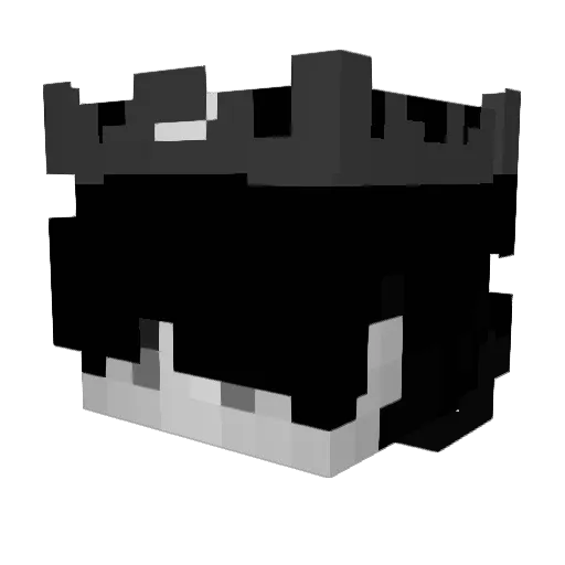 PXIHS Minecraft avatar head, 3D render