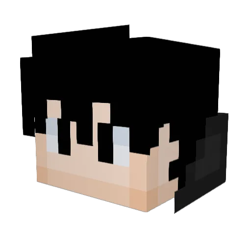 PXRI Minecraft avatar head, 3D render