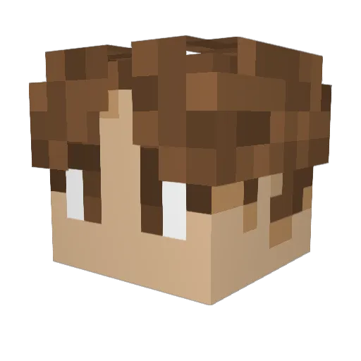 PX_LP Minecraft avatar head, 3D render