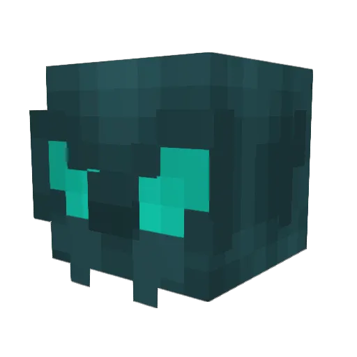 PYRACOR Minecraft avatar head, 3D render