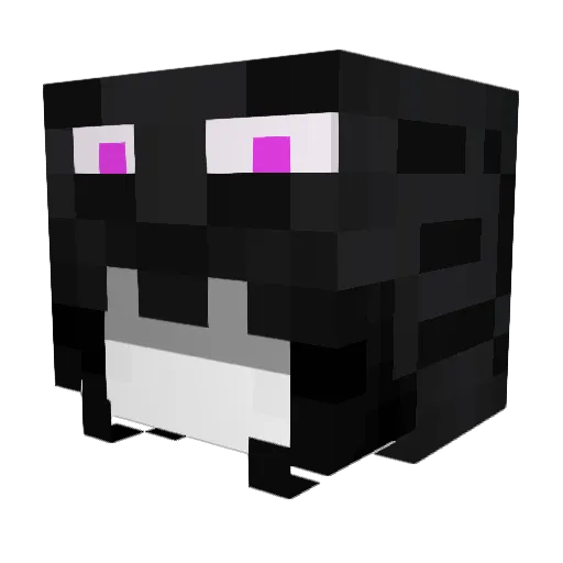 PZZR_ Minecraft avatar head, 3D render