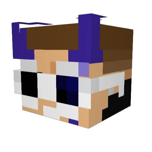 P_Ataberk Minecraft avatar head, 3D render