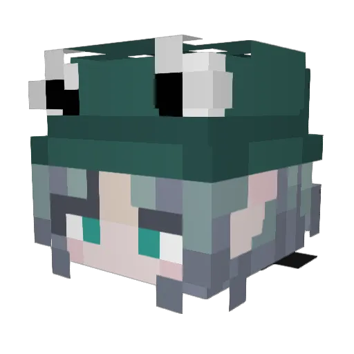 P_Gabriel Minecraft avatar head, 3D render